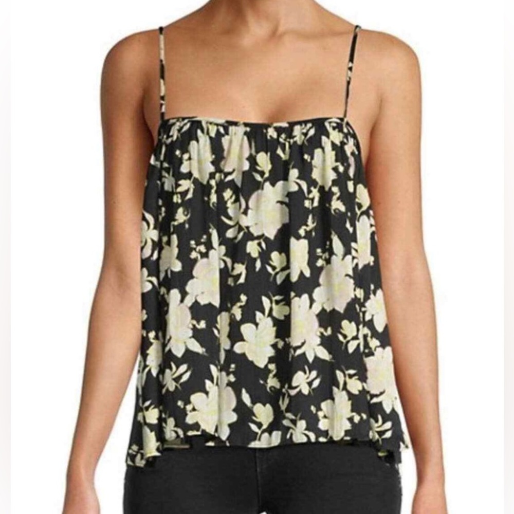 Free People Hot Take Flower Printed Camisole Blouse Small